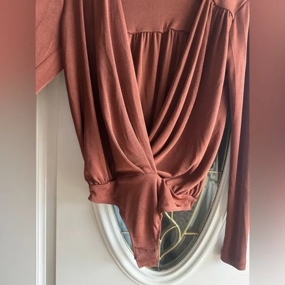 FREE PEOPLE X REVOLVE Turnt Bodysuit Mesa XS - Picture 5 of 6